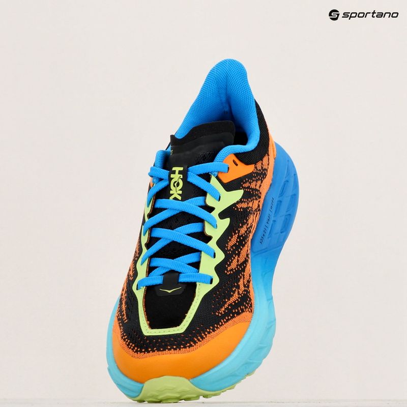 Herren Laufschuhe HOKA Speedgoat 5 solar flare/diva blau 9