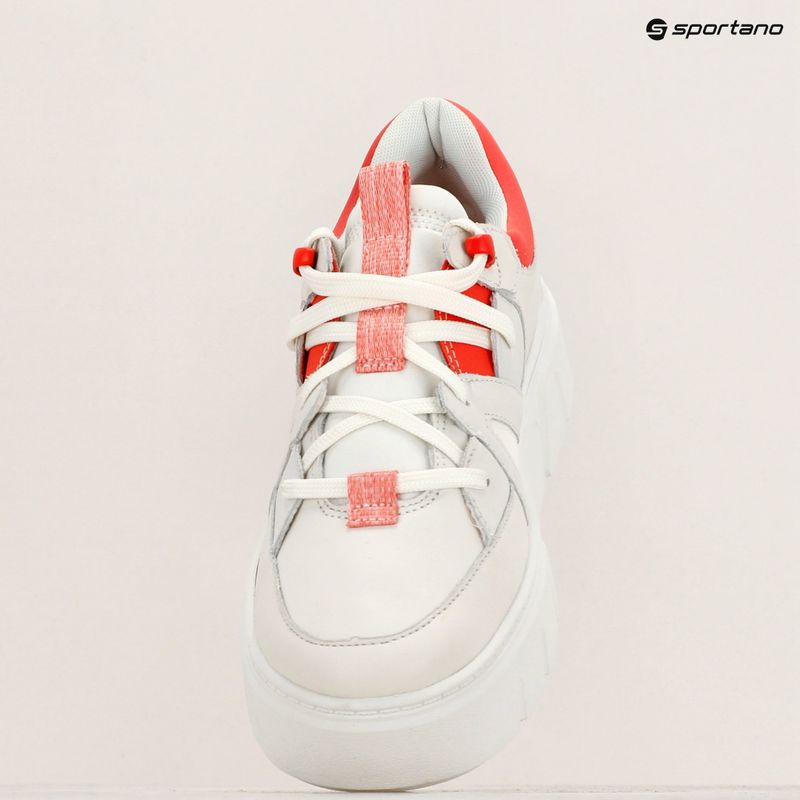 Damenschuhe Timberland Laurel Court white full grain/orange 9