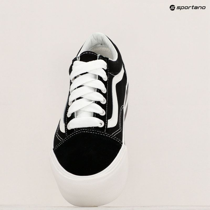 Vans Old Skool Stackform schwarz/weiße Schuhe 11