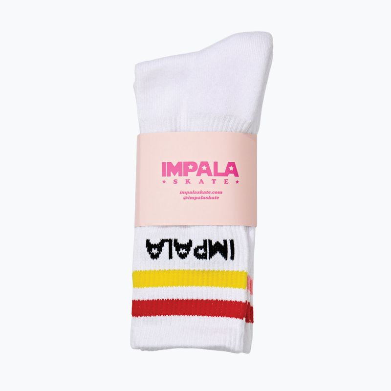 Damensocken IMPALA Stripe 3 Paar weiß 2