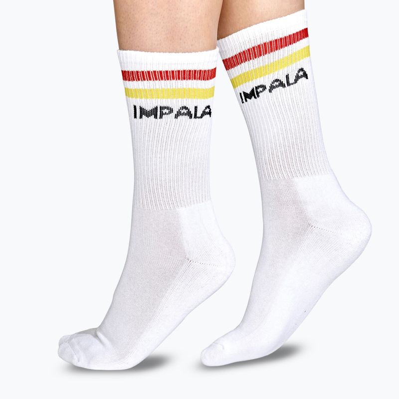 Damensocken IMPALA Stripe 3 Paar weiß 4
