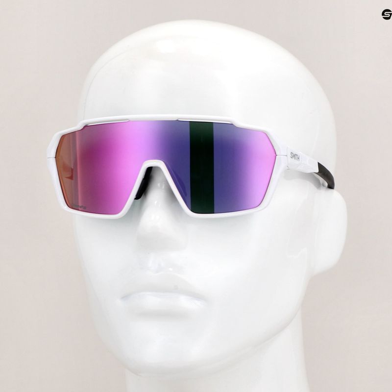 Sonnenbrille Smith Shift MAG white/chromapop violet mirror 8