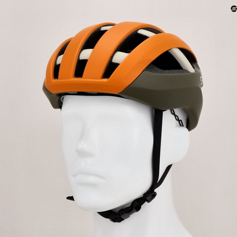 Fahrrad Helm Smith Network MIPS matte sunrise/forest bone 7