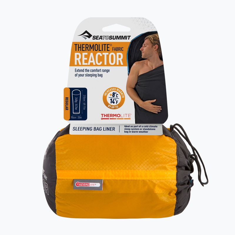 Sea to Summit Rector Thermolite Mummy Liner Schlafsackeinsatz schwarz AREACTOR