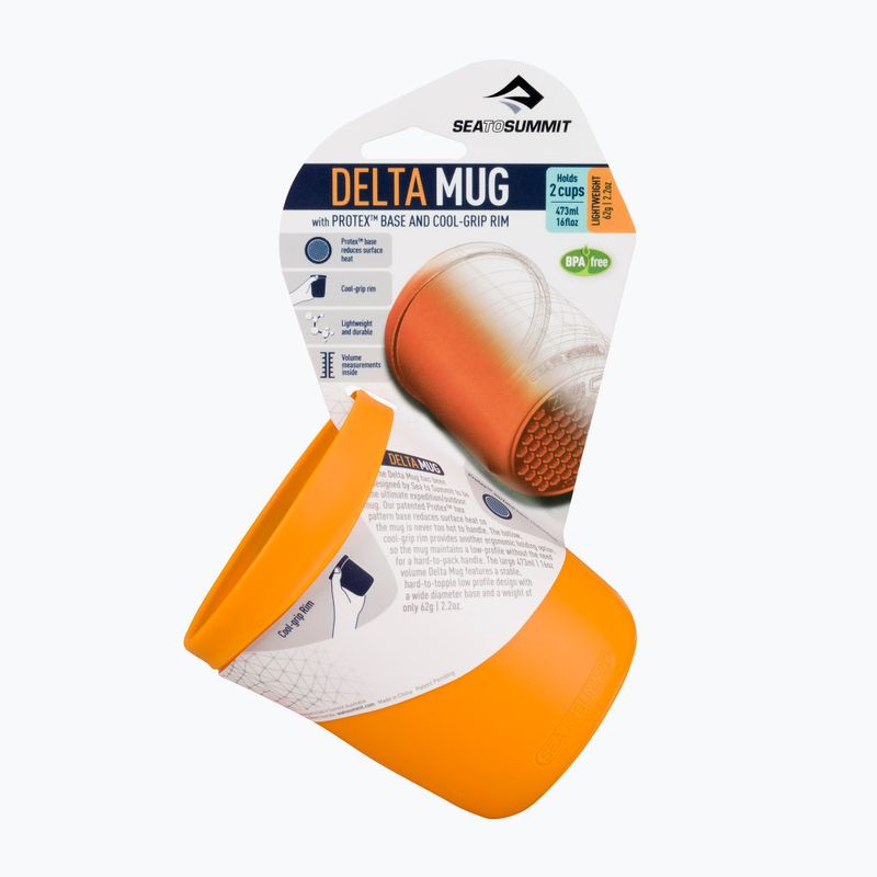 Sea to Summit Delta Becher Wanderbecher orange ADMUGOR 4