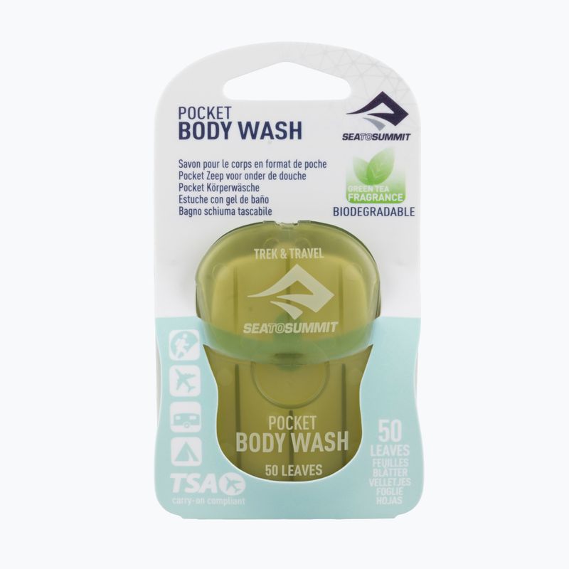 Blattseife Sea To Summit Trek & Travel Pocket Body Wash 50 pcs. green 2