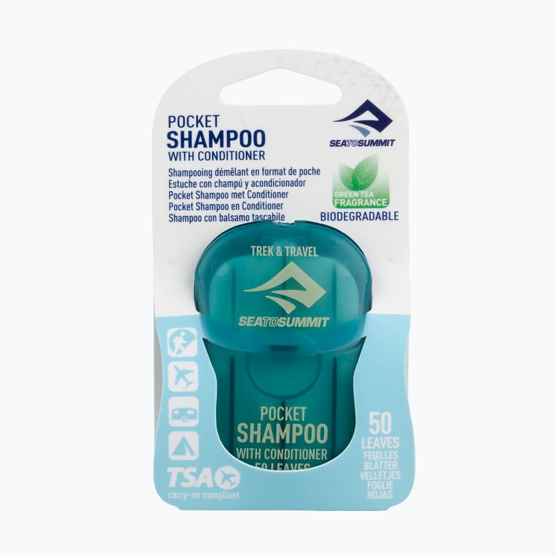 Shampoo-Blätter Sea To Summit Trek & Travel Pocket Conditioning Shampoo 50 Stk. blue 2