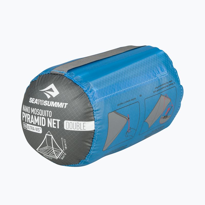 Insektenschutzgitter Sea To Summit Nano MosquiTo Pyramid Net Double grey 9