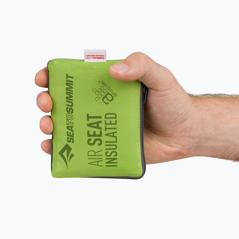 Aufblasbare Sitzkissen Sea to Summit Air Seat Insulated green 10