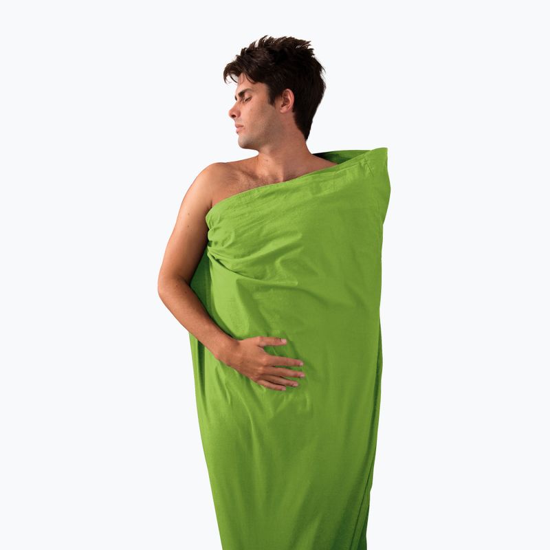 Sea to Summit Premium Cotton Travel Liner - Standard Rectangular grün ASTDOSGN 4