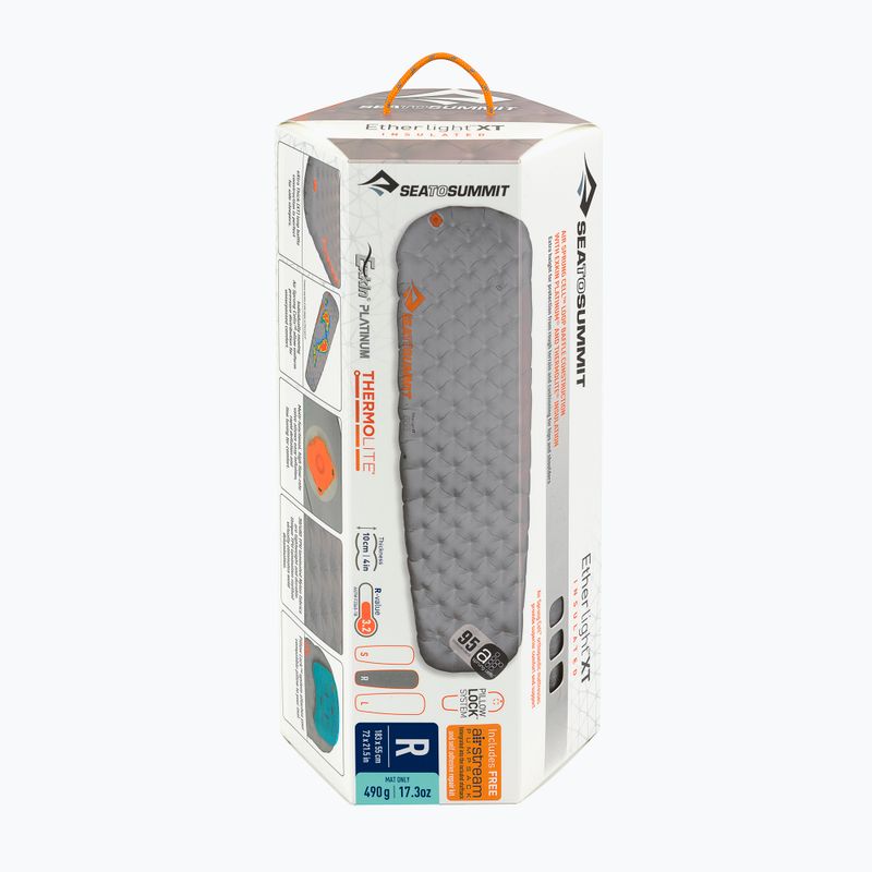 Sea to Summit Ether Light XT Isoliermatte Regular grau AMELXTINS_R aufblasbare Matte 6
