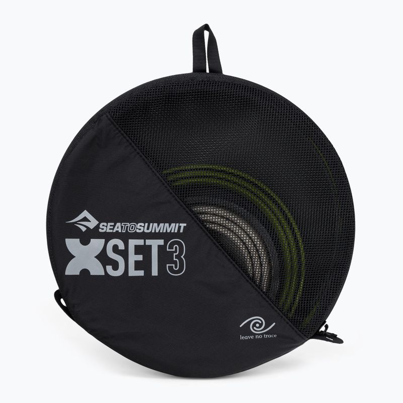 Sea to Summit X-Set AXSET3OL zusammenklappbares Kochgeschirr-Set 9