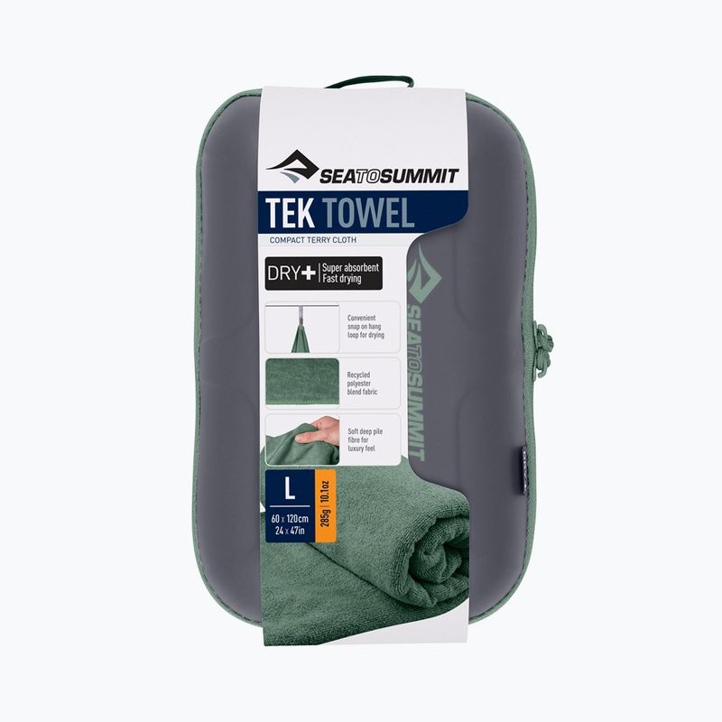 Schnell trocknendes Handtuch Sea to Summit Tek Towel L grau ACP7211-6418 5