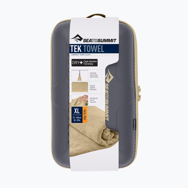 Schnelltrocknendes Handtuch Sea to Summit Tek Towel XL desert 3