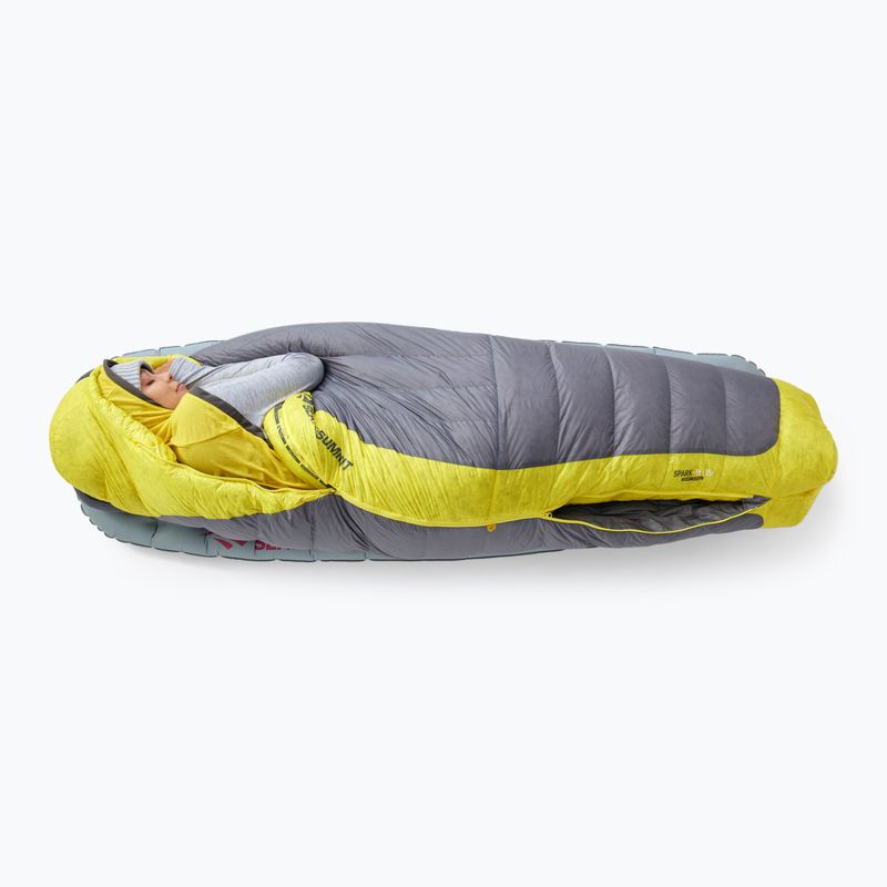 Sea To Summit Spark Down Schlafsack -9C|15F Regular grau / tellow 6