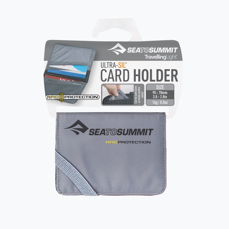 Geldbeutel Portmonee Sea to Summit Card Holder RFID grey 2