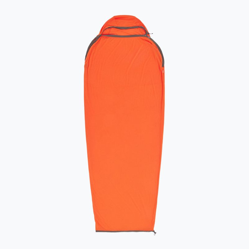 Schlafsack Einlage Sea to Summit Reactor Extreme Sleeping Bag Liner Mummy CT spicy orange/beluga