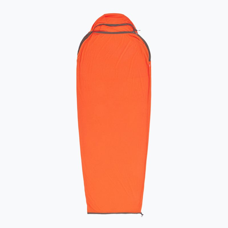 Schlafsack Einlage Sea to Summit Reactor Extreme Sleeping Bag Liner Mummy ST spicy orange/beluga