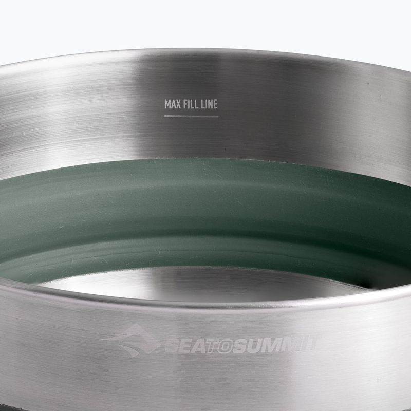 Campingtopf Sea To Summit Detour Stainless Steel Collapsible 3 l laurel wreath 5