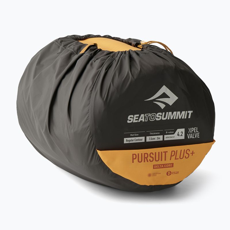 Sea To Summit Pursuit Plus SI Regular gelbe selbstaufblasende Matte 7