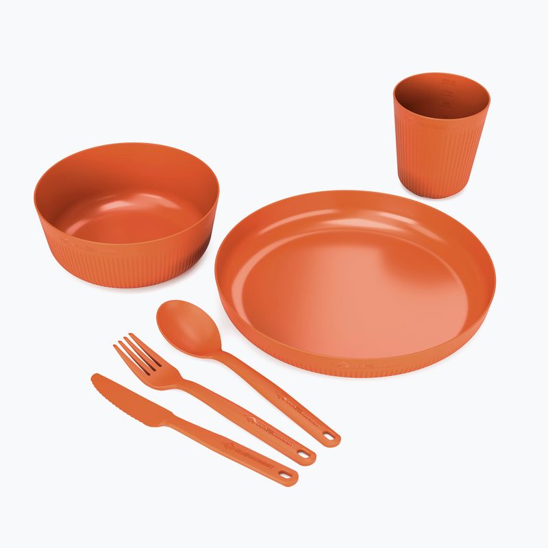 Camping-Geschirr-Set Sea To Summit Camp Dinnerware Set 6 burnt orange 2