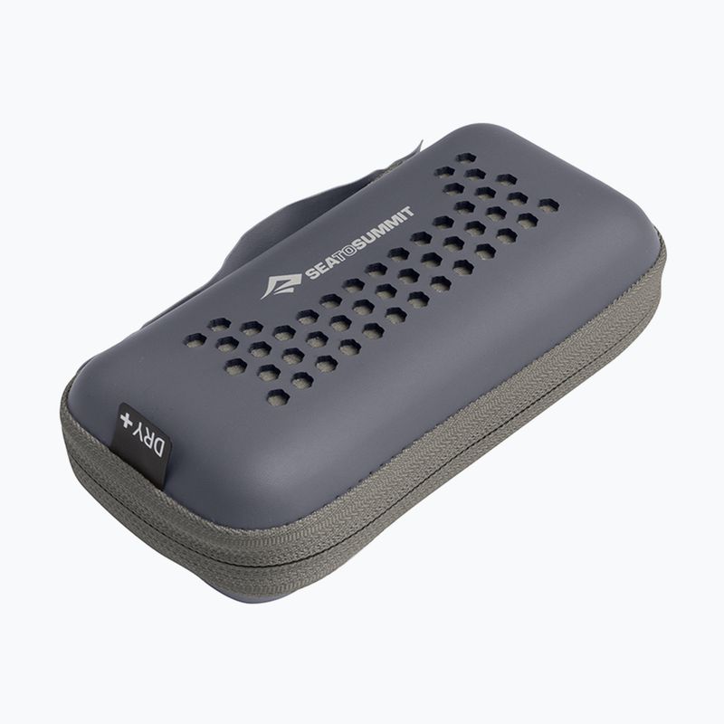 Schnelltrocknendes Handtuch Sea to Summit Pocket Towel L beluga 2