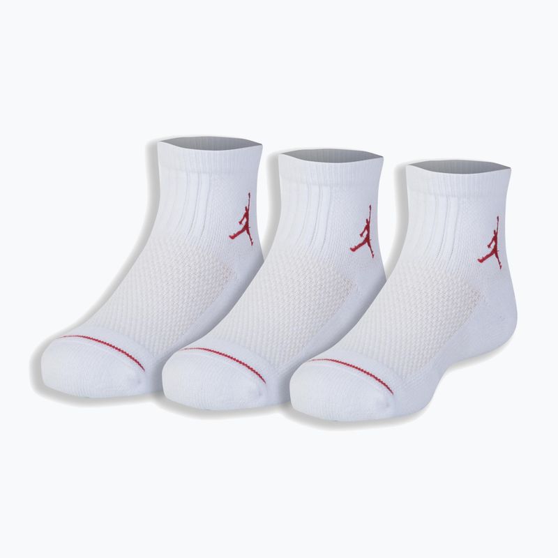 Skarpety dziecięce Nike Air Jordan Jumpman Quarter 3 pary white 2