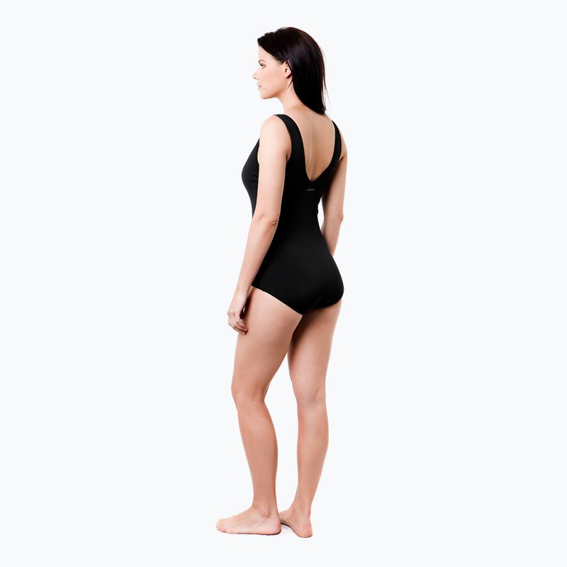 Damen-Badeanzug Funkita Zip Front One Piece noch schwarz 6