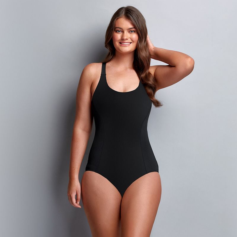 Funkita Brace Me Back One Piece Women's Swimsuit Still Black 5