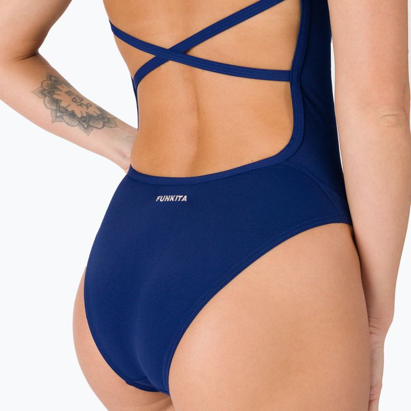 Funkita Strapped In One Piece Damen Badeanzug Blau FS38L0259408 5