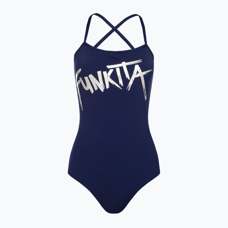 Funkita Strapped In One Piece Damen Badeanzug Blau FS38L0259408 6