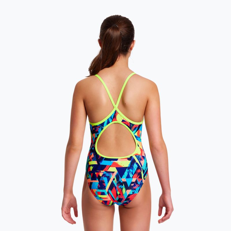 Einteiliger Badeanzug für Kinder Funkita Diamond back blocked bars FS11G7130908 6