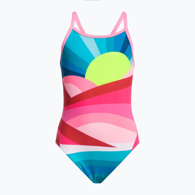 Funkita Diamond Rücken Gipfel Sonnenuntergang Kinder Badeanzug einteilig FS11G7132708