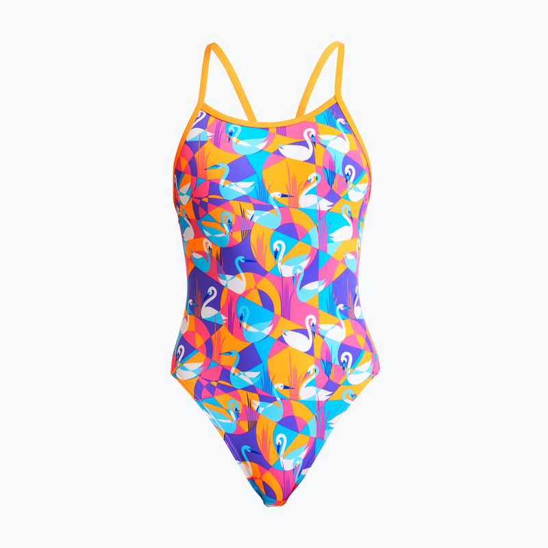 Funkita Eco Single Strap Kinderbadeanzug gelb-rosa FKS030G7132608 4