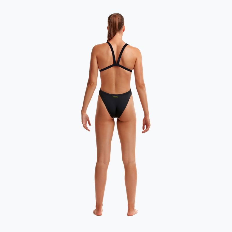 Funkita Brace Free One Piece Damen-Badeanzug Still Schwarz 3