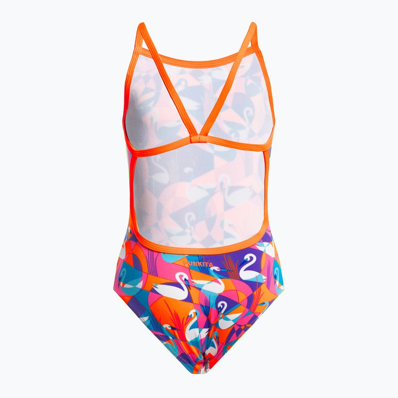 Funkita Eco Single Strap Kinderbadeanzug gelb-rosa FKS030G7132608 2