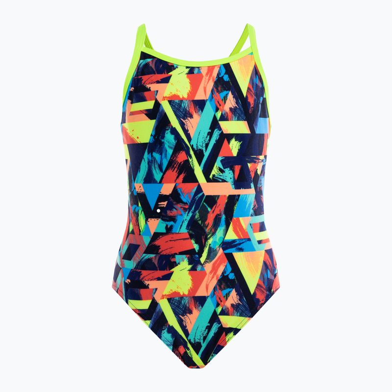 Einteiliger Badeanzug für Kinder Funkita Diamond back blocked bars FS11G7130908