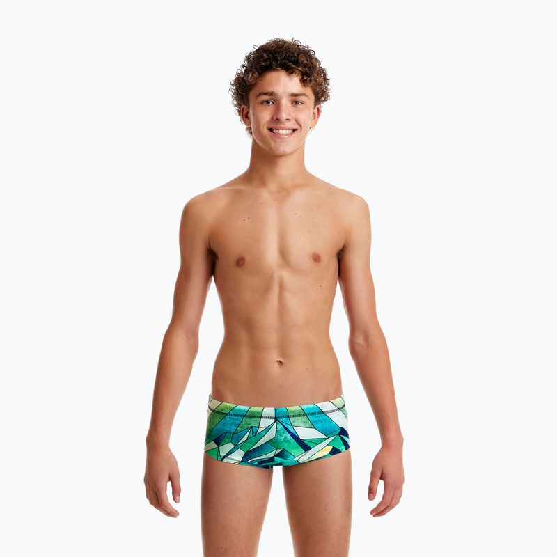 FUNKY TRUNKS Sidewinder Badehose für Kinder grün-blau FTS010B7131024 5