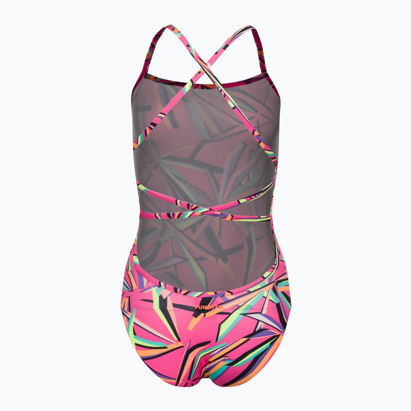 Funkita Damen Einteiler Badeanzug Strapped In One Piece rosa FS38L7138808 2
