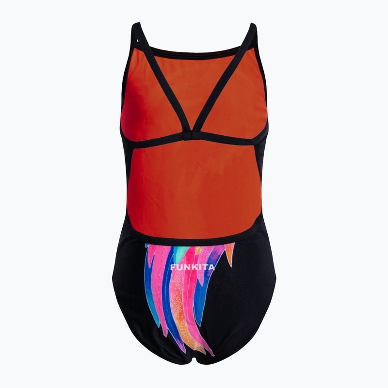 Funkita Eco Single Strap Kinderbadeanzug schwarz FS16G7140508 2