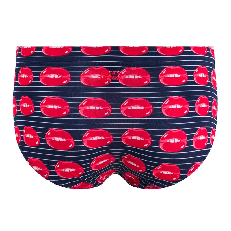 Badehose Herren Funky Trunks Sidewinder Trunks dunkelblau-rot FTS1M71411 2