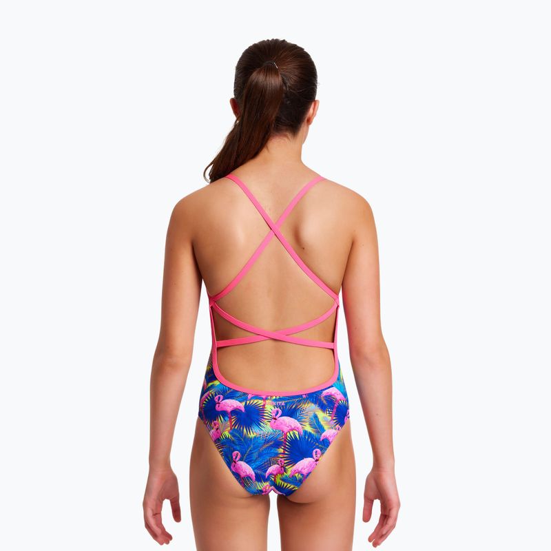 Einteiliger Badeanzug Kinder  Funkita Strapped In One Piece blau-rosa FS38G71414 5