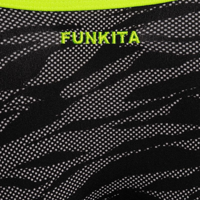 Funkita Strapped In One Piece Damen Badeanzug Grau FS38L7141608 3