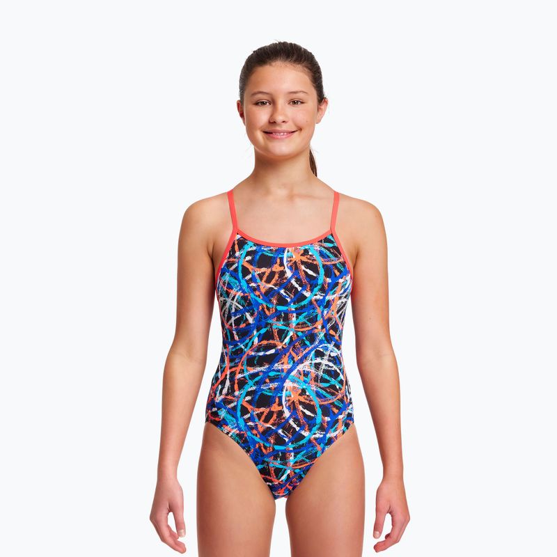 Einteiliger Badeanzug Kinder Funkita Diamond Back One Piece Spin Doctor FS11G71432 4