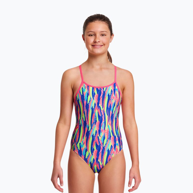 Einteiliger Badeanzug Kinder Funkita Diamond Back One Piece Wing Tips FKS33G71444 4