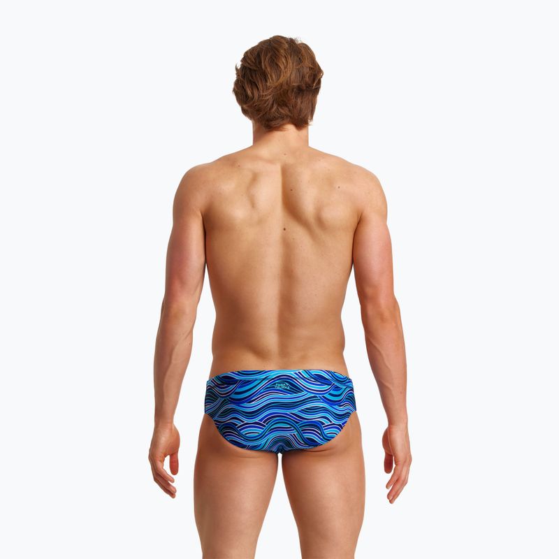Herren Badehose FUNKY TRUNKS Classic Briefs blau FTS006M714270S 7