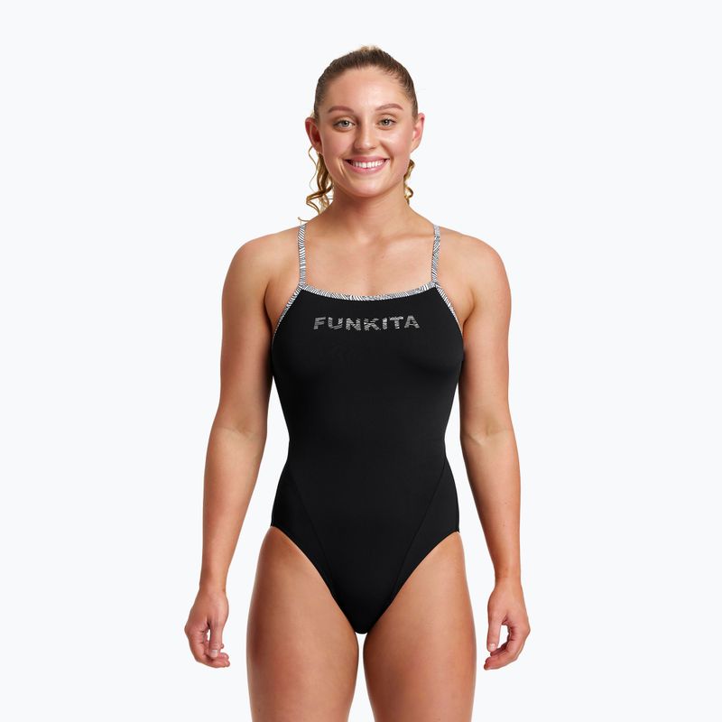 Einteiliger Badeanzug Damen Funkita Single Strap One Piece schwarz FS15L71455 4