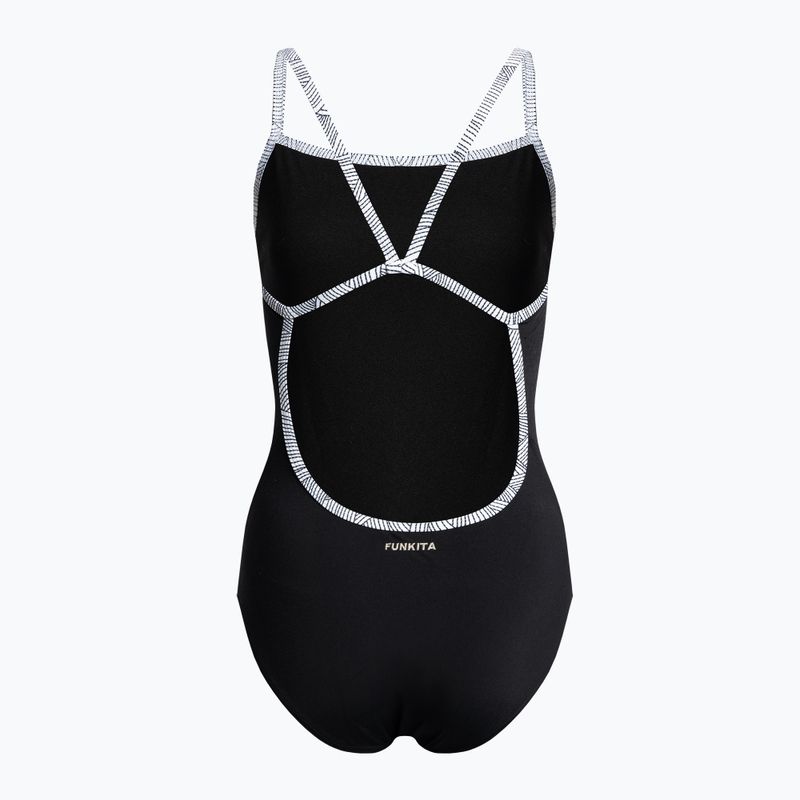Einteiliger Badeanzug Damen Funkita Single Strap One Piece schwarz FS15L71455 2