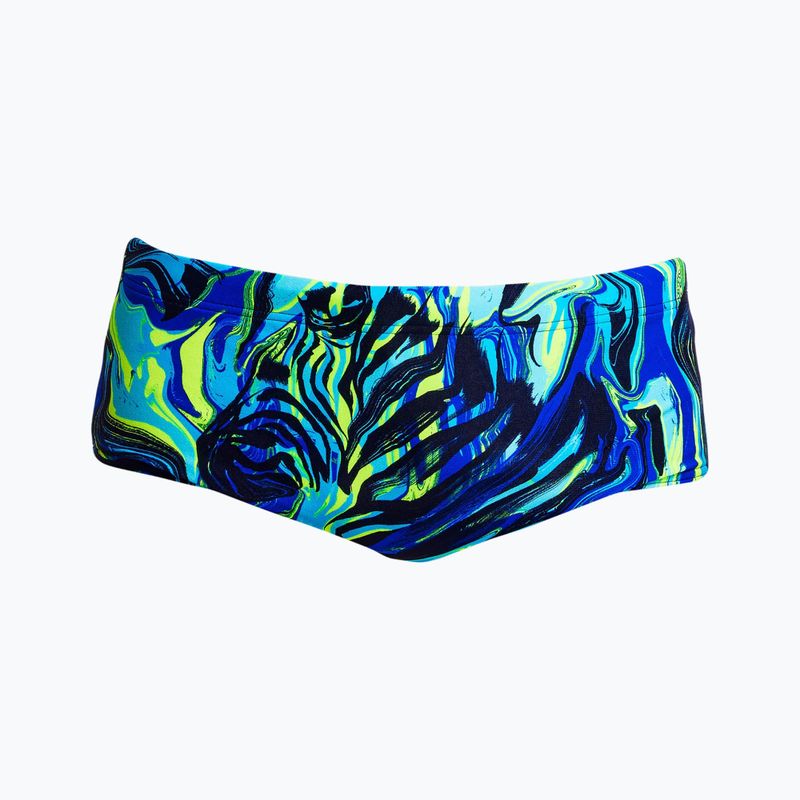 Badehose Herren Funky Trunks Sidewinder Trunks dunkelblau-blau FTS1M71476 4