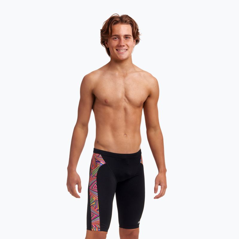 Kinder Bademode Funky Trunks Training Jammers schwarz FT37B7154328 8